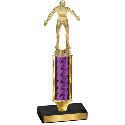 Value Purple Glacier Wrestling Trophy