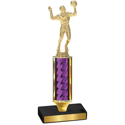 Value Purple Glacier Volleyball Trophy