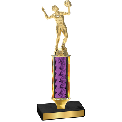 Value Purple Glacier Volleyball Trophy