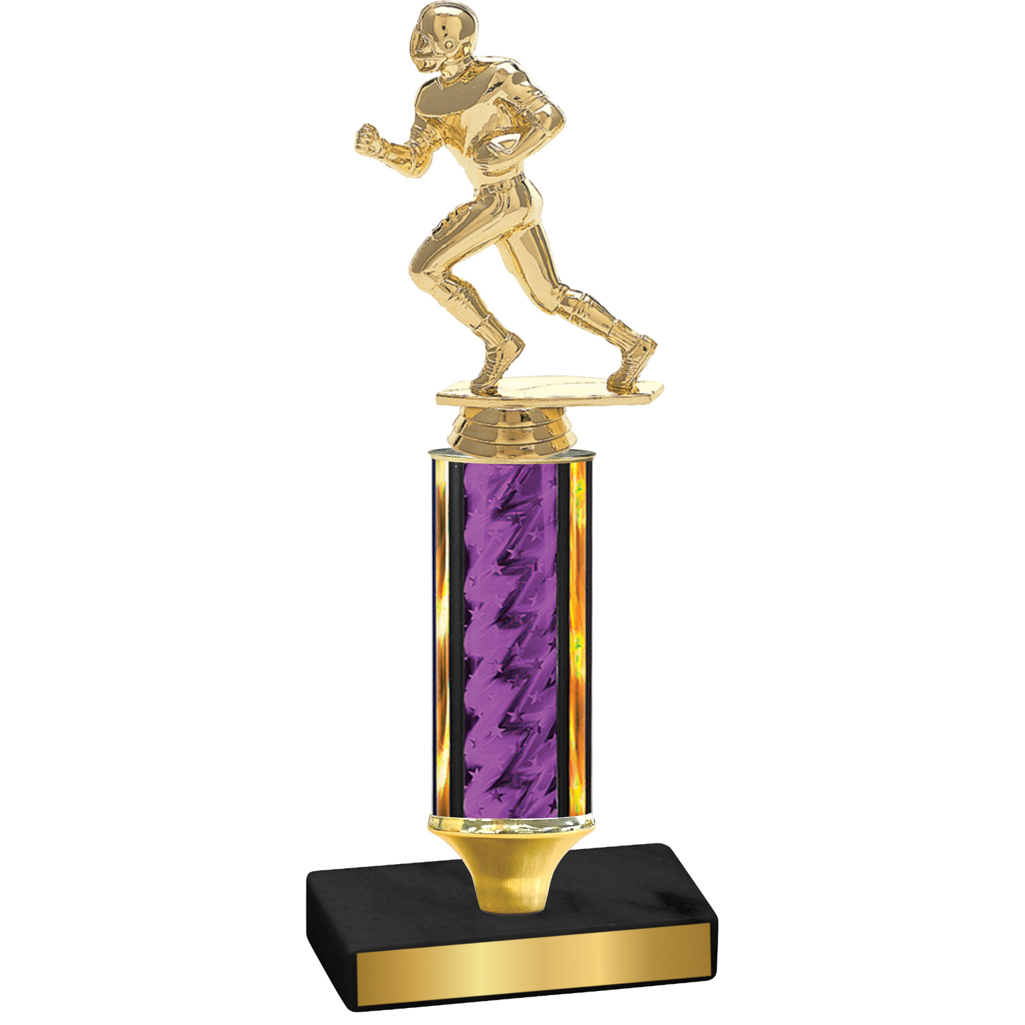 Value Purple Glacier Football Trophy