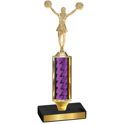 Value Purple Glacier Cheerleading Trophy