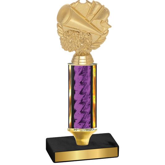 Value Purple Glacier Cheerleading Trophy