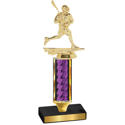 Value Purple Glacier Lacrosse Trophy