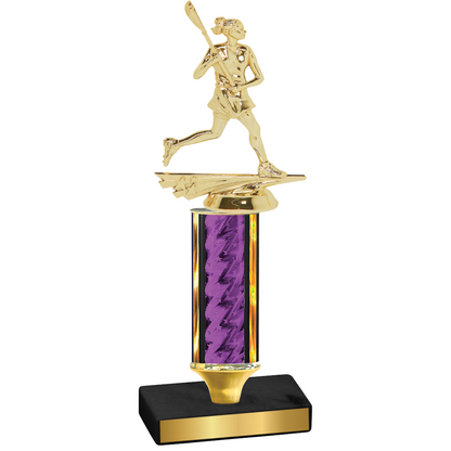 Value Purple Glacier Lacrosse Trophy