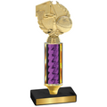 Value Purple Glacier Basketball Trophy