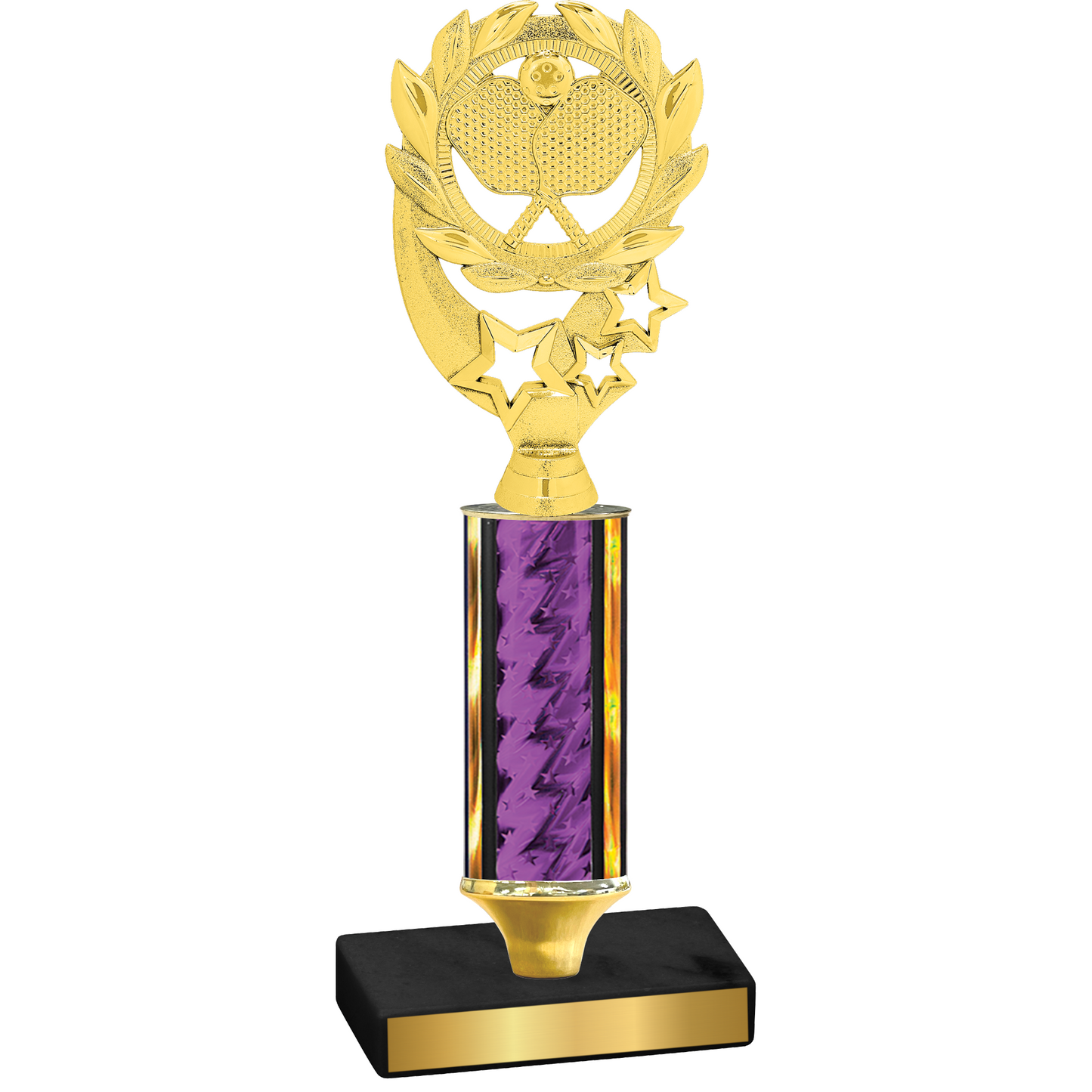 Value Purple Glacier Pickleball Trophy