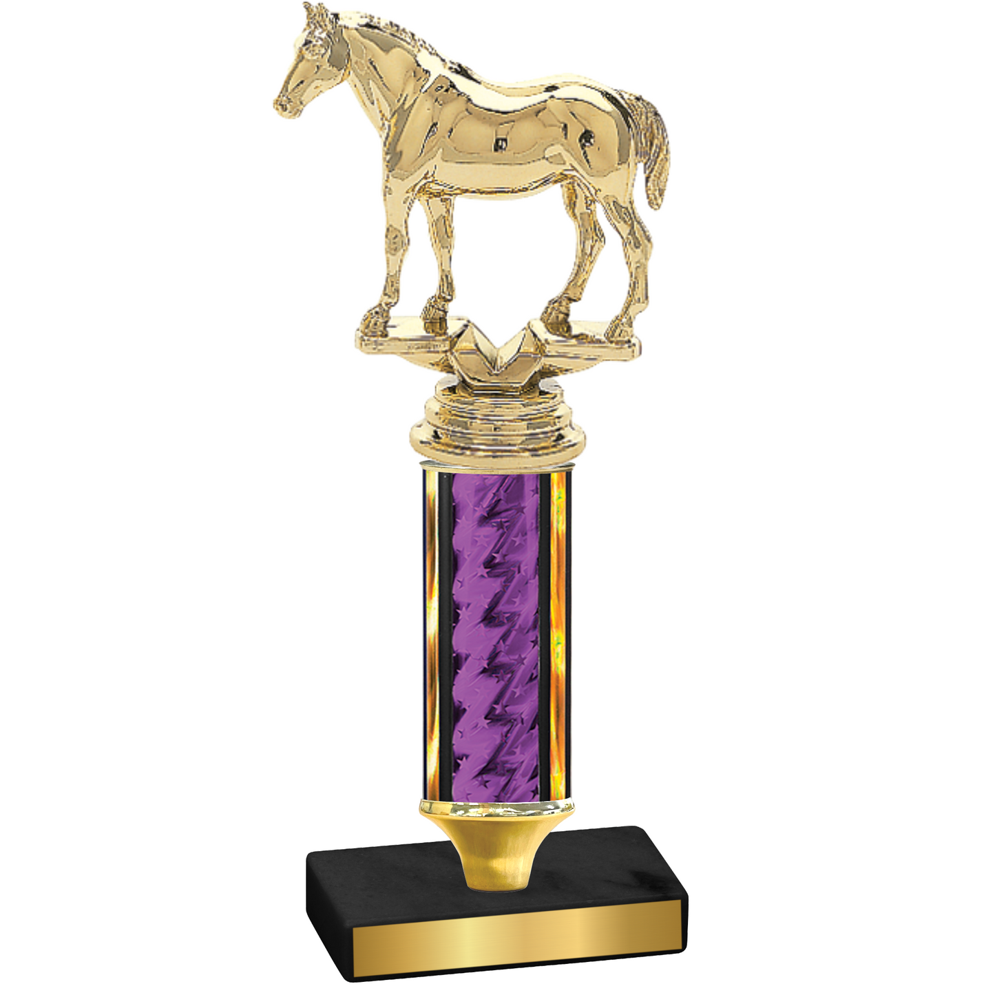 Value Purple Glacier Horses Trophy