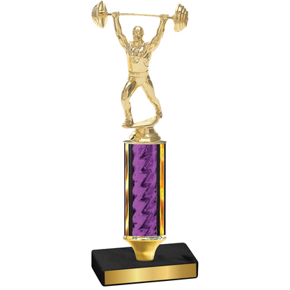 Value Purple Glacier Weights Trophy