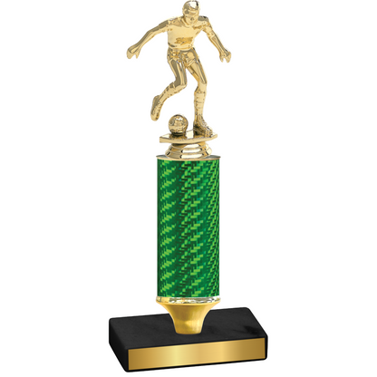 Value Green Carbon Fiber Soccer Trophy