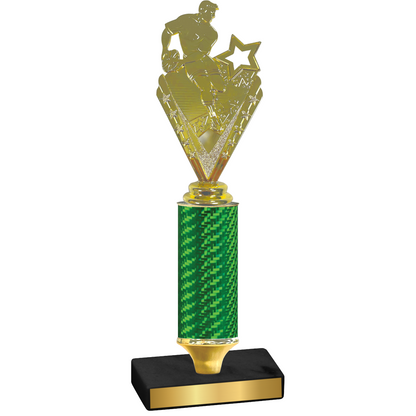 Value Green Carbon Fiber Rugby Trophy