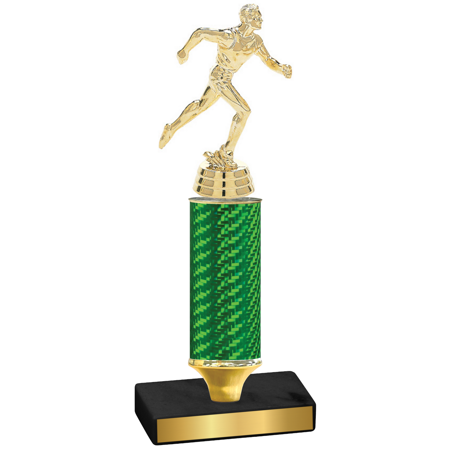 Value Green Carbon Fiber Running Trophy