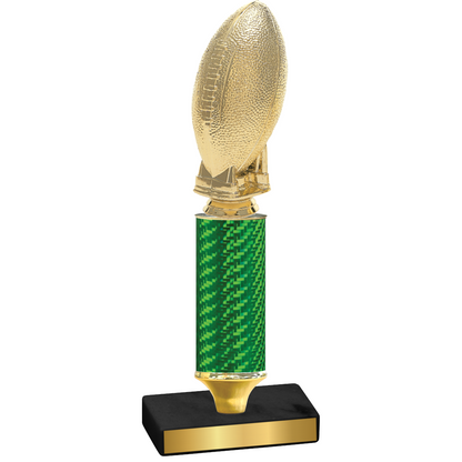 Value Green Carbon Fiber Football Trophy