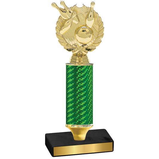 Value Green Carbon Fiber Bowling Trophy