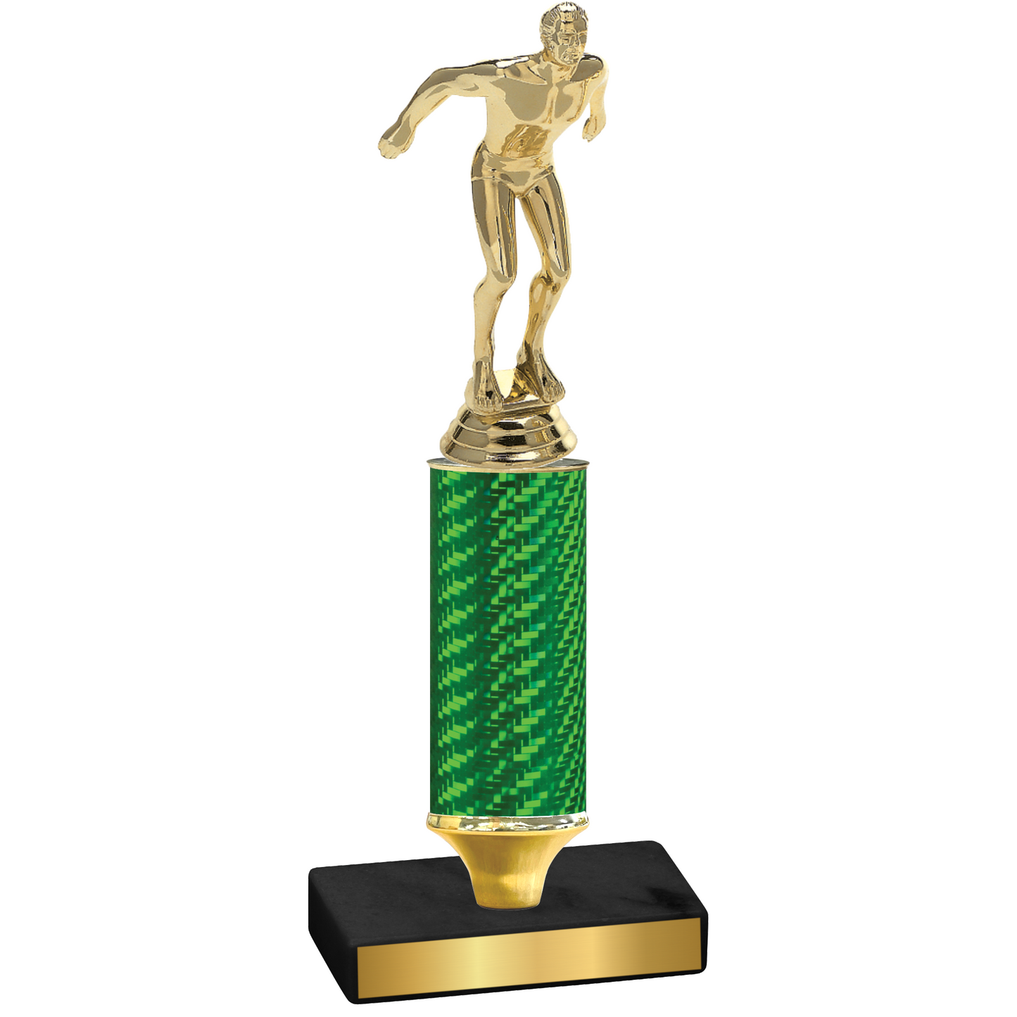 Value Green Carbon Fiber Swimming Trophy