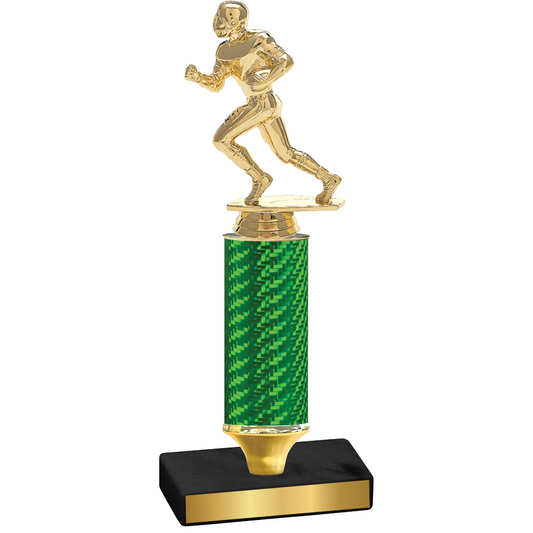 Value Green Carbon Fiber Football Trophy