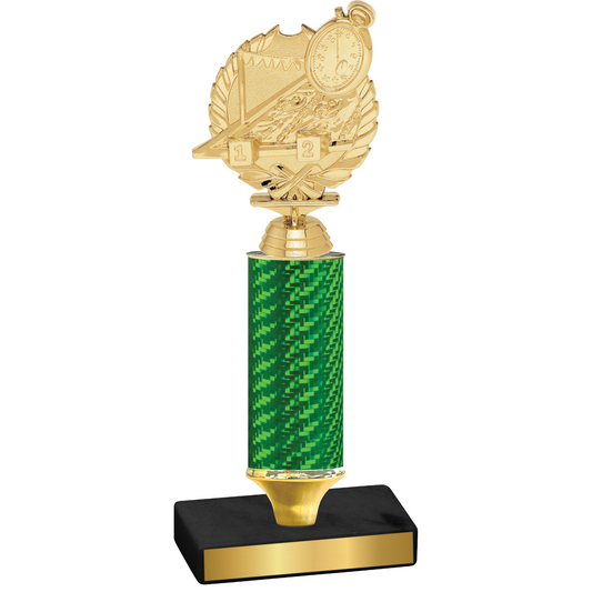 Value Green Carbon Fiber Swimming Trophy