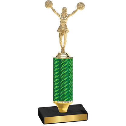 Value Green Carbon Fiber Cheerleading Trophy