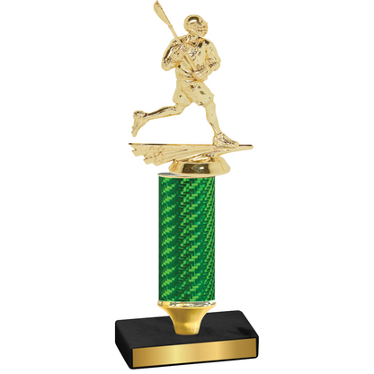 Value Green Carbon Fiber Lacrosse Trophy