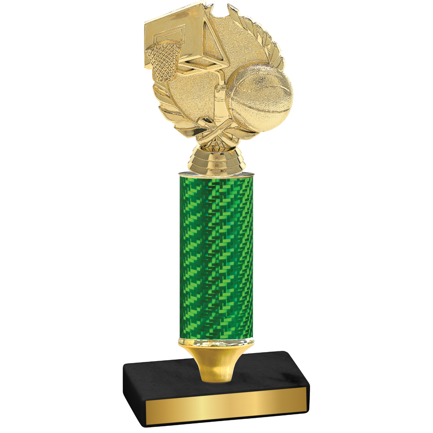 Value Green Carbon Fiber Basketball Trophy