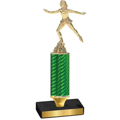 Value Green Carbon Fiber Skater Trophy