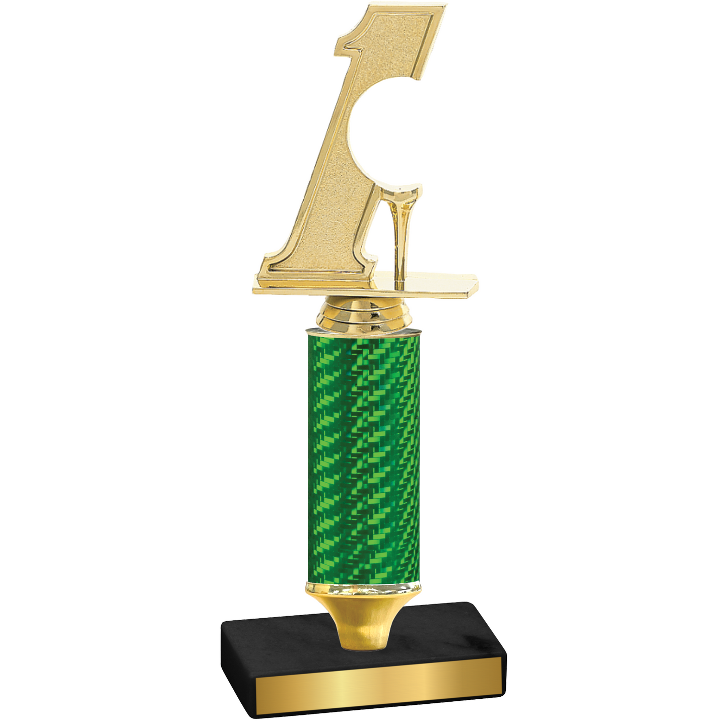 Value Green Carbon Fiber Golf Trophy