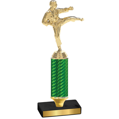 Value Green Carbon Fiber Karate Trophy