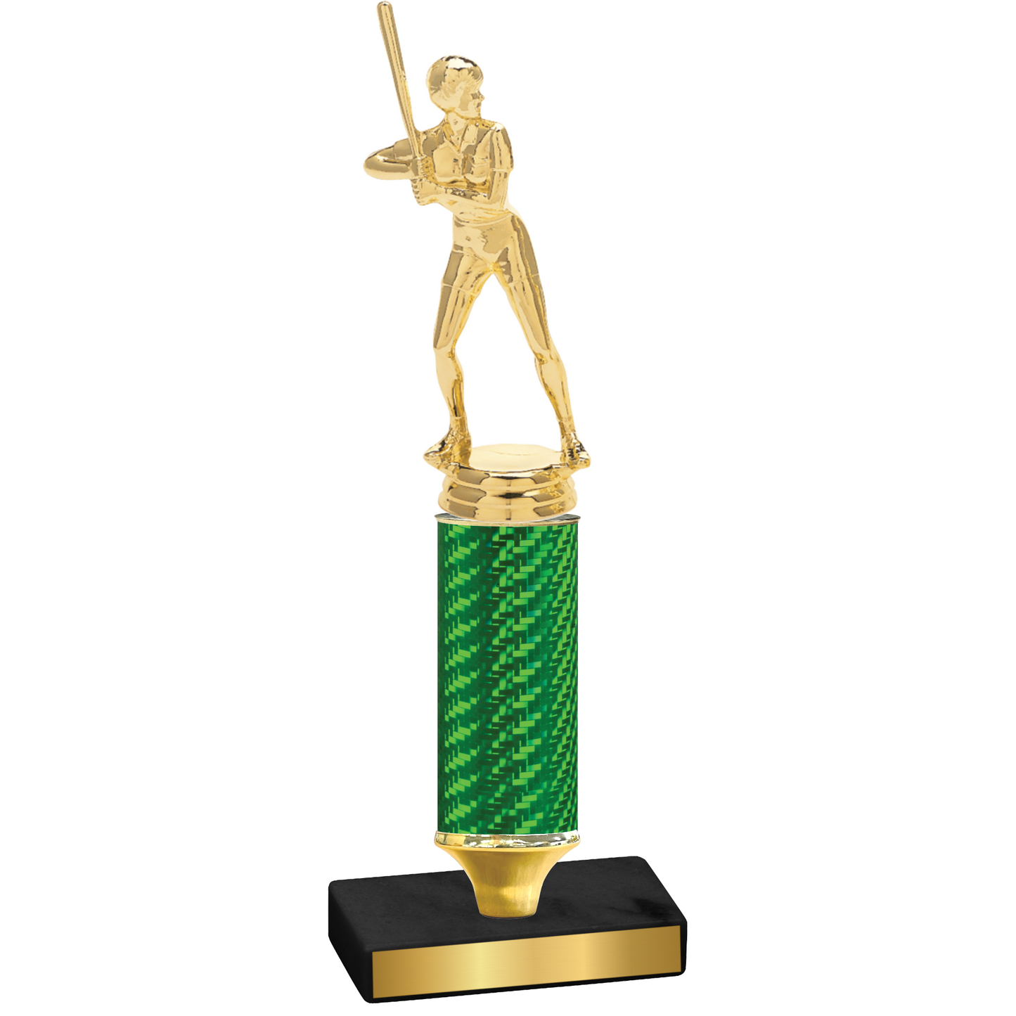 Value Green Carbon Fiber Softball Trophy