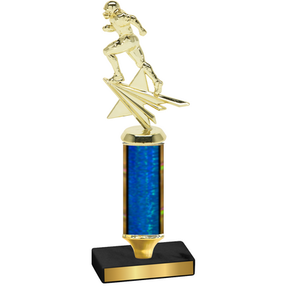 Value Blue Glacier Football Trophy