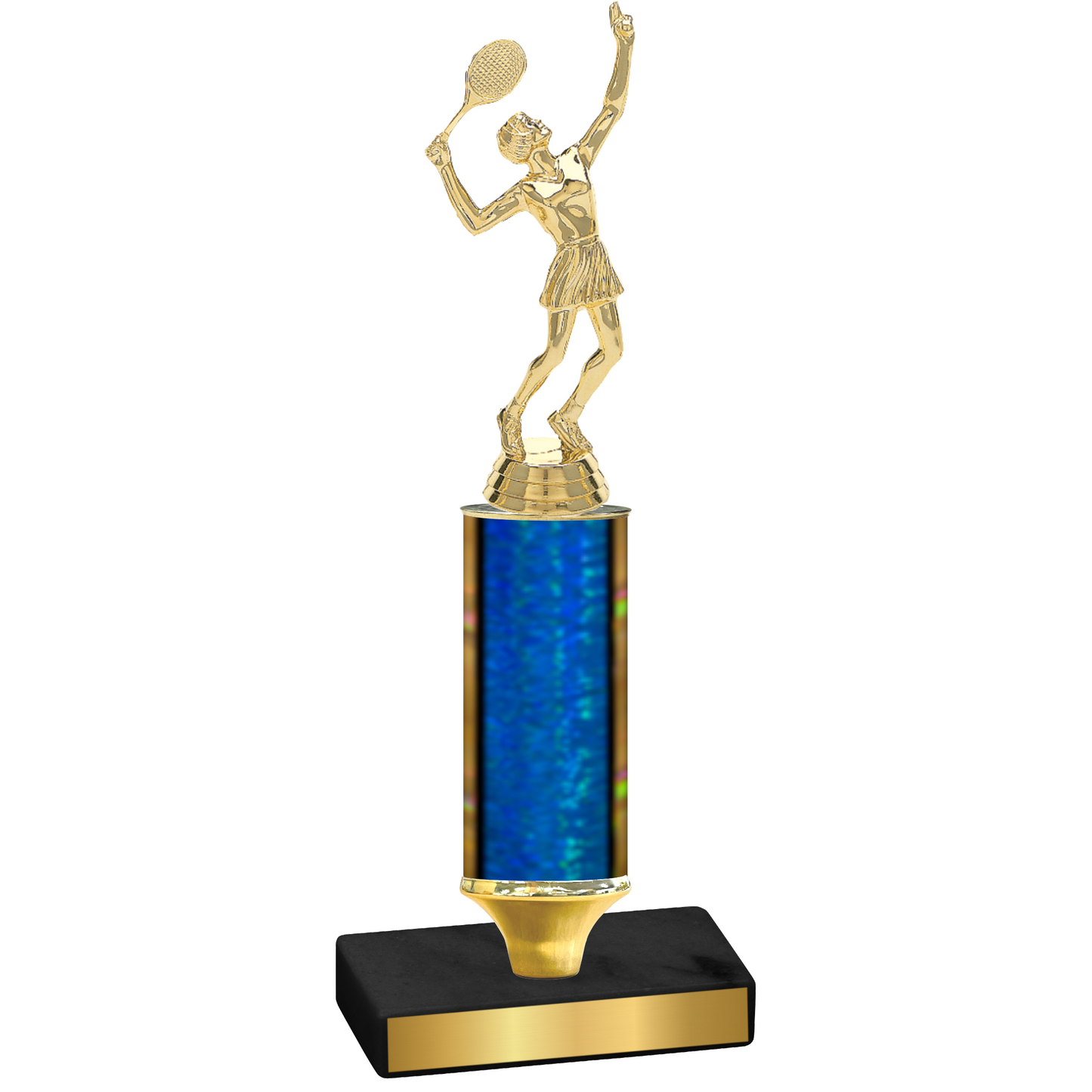 Value Blue Glacier Tennis Trophy