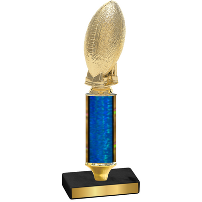 Value Blue Glacier Football Trophy