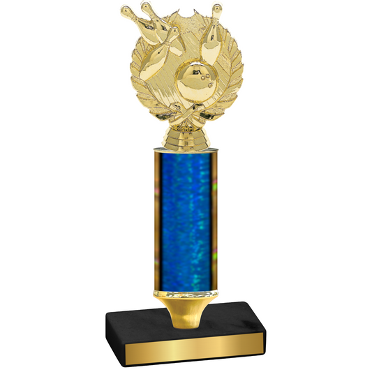 Value Blue Glacier Bowling Trophy