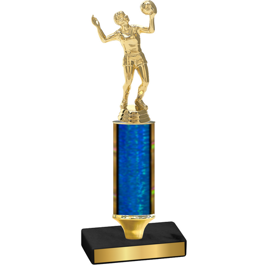 Value Blue Glacier Volleyball Trophy