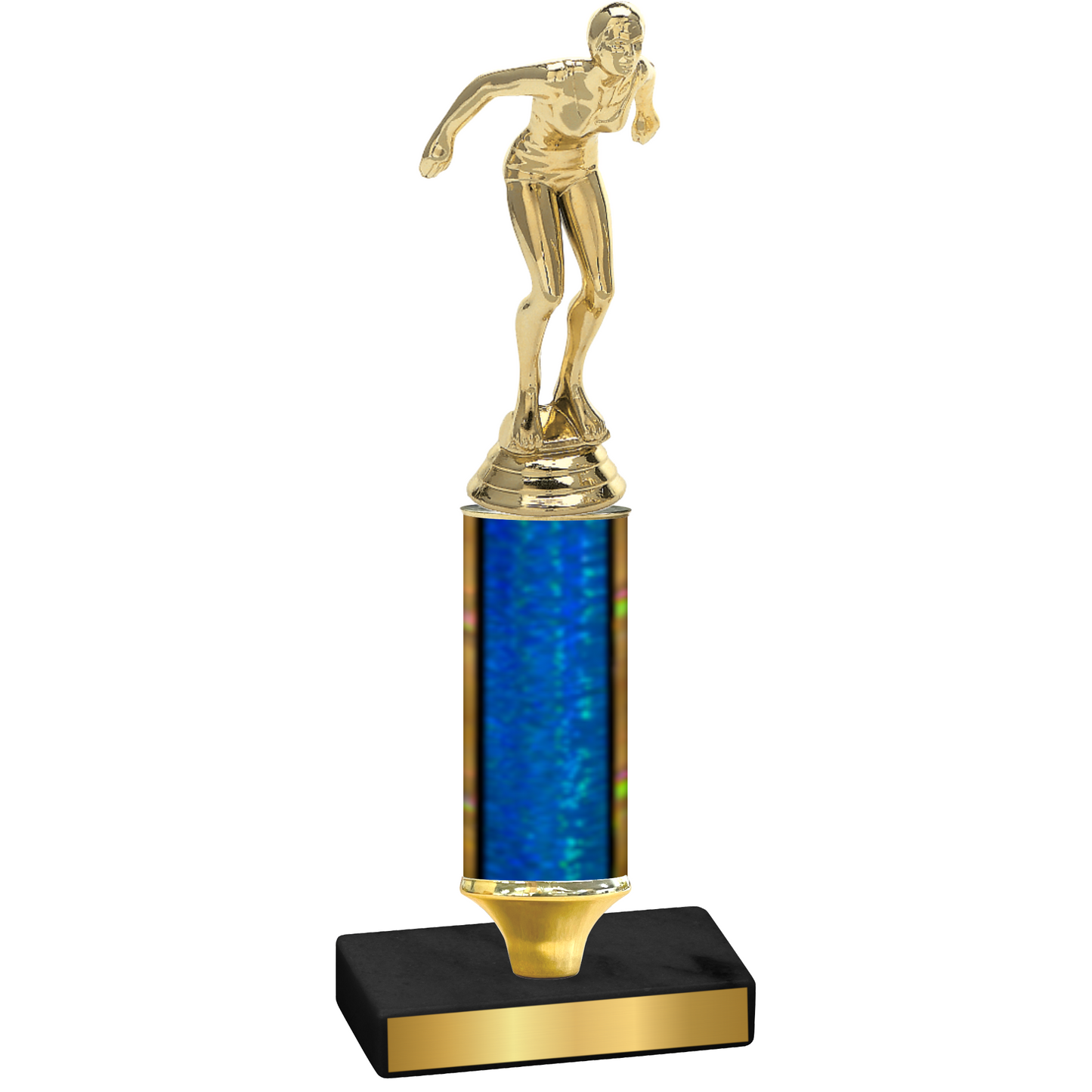 Value Blue Glacier Tennis Trophy