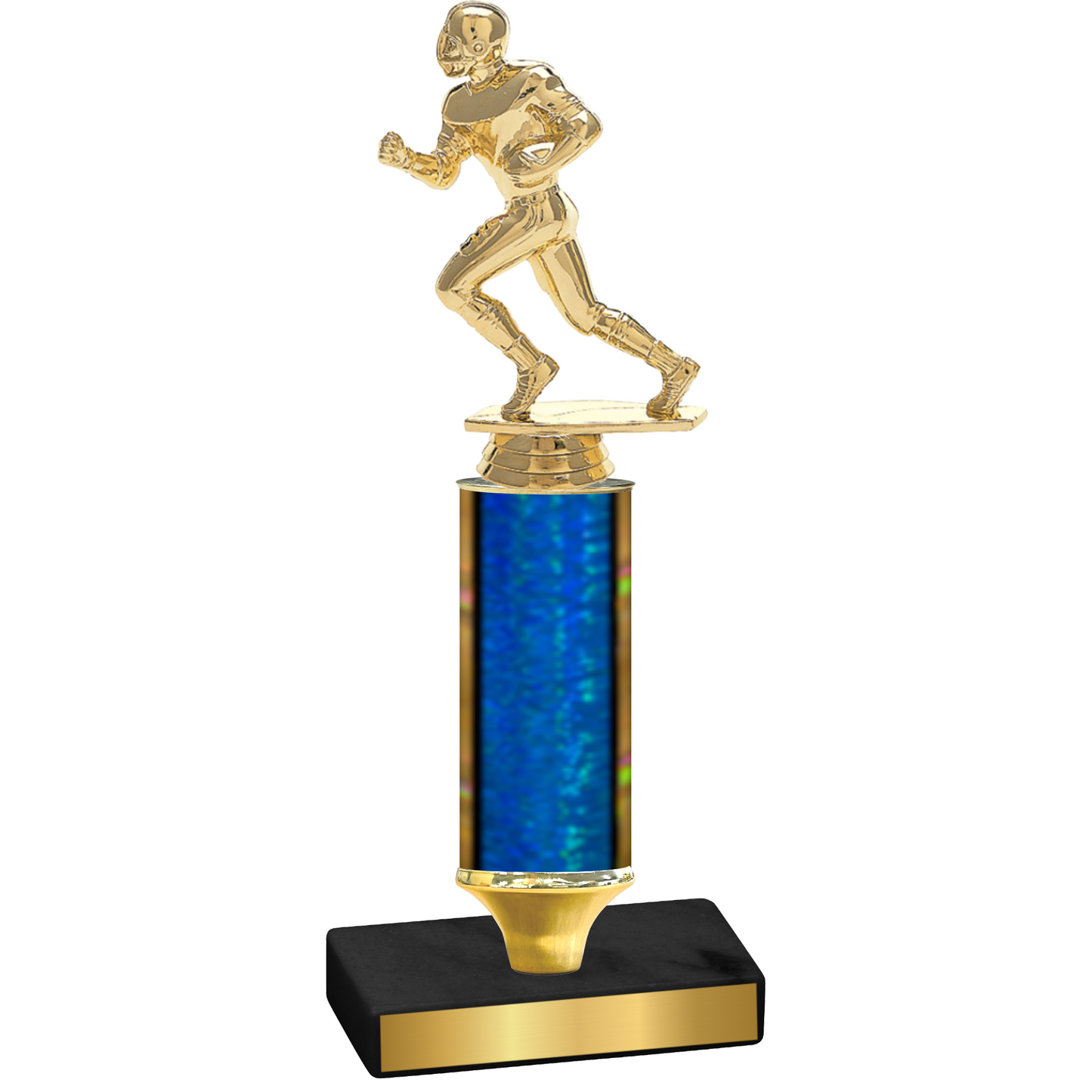 Value Blue Glacier Football Trophy