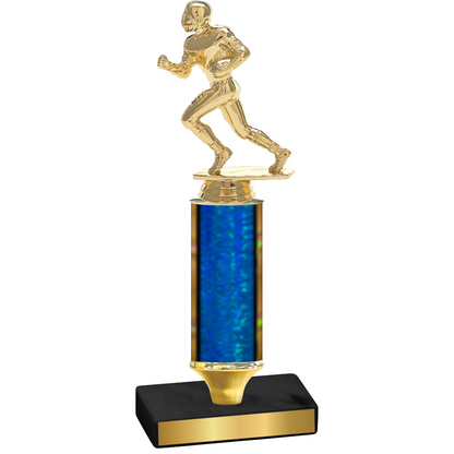 Value Blue Glacier Football Trophy