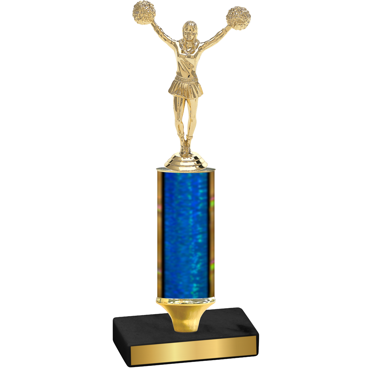 Value Blue Glacier Cheerleading Trophy