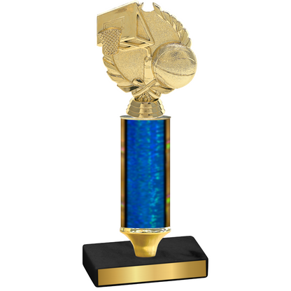 Value Blue Glacier Basketball Trophy