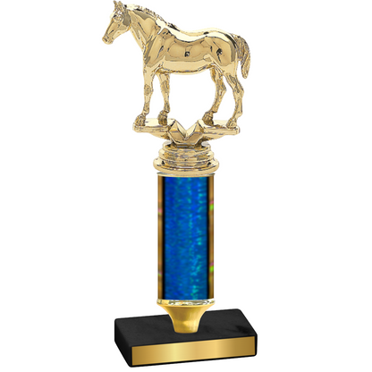 Value Blue Glacier Horses Trophy