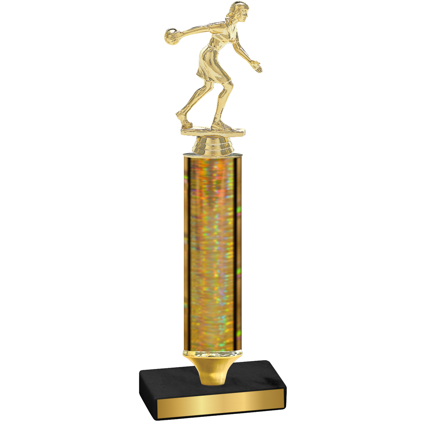 Value Gold Glacier Bowling Trophy