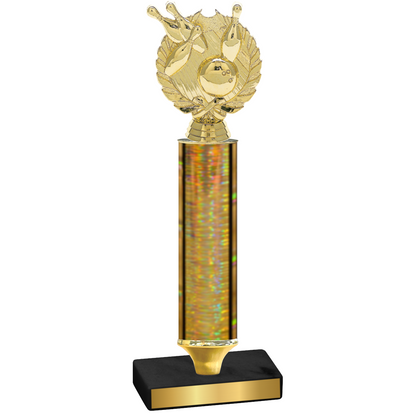 Value Gold Glacier Bowling Trophy