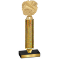 Value Gold Glacier Cheerleading Trophy