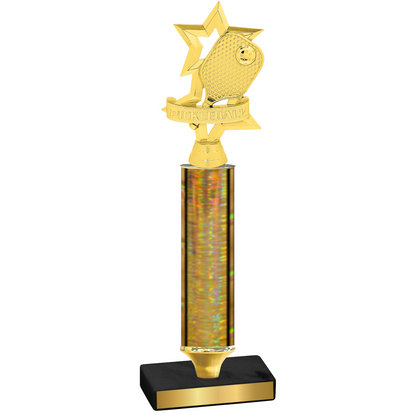 Value Gold Glacier Pickleball Trophy