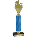 Value Blue Carbon Fiber Rugby Trophy
