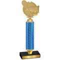 Value Blue Carbon Fiber Tennis Trophy