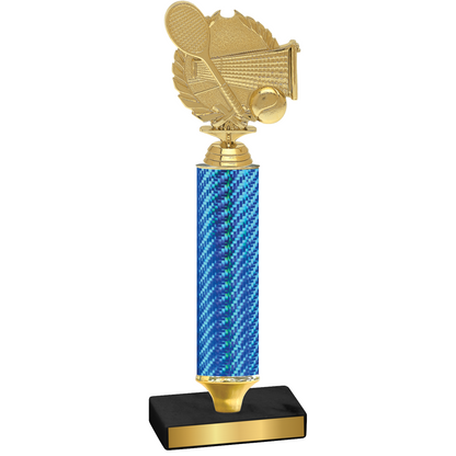 Value Blue Carbon Fiber Tennis Trophy