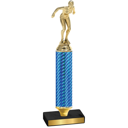 Value Blue Carbon Fiber Tennis Trophy