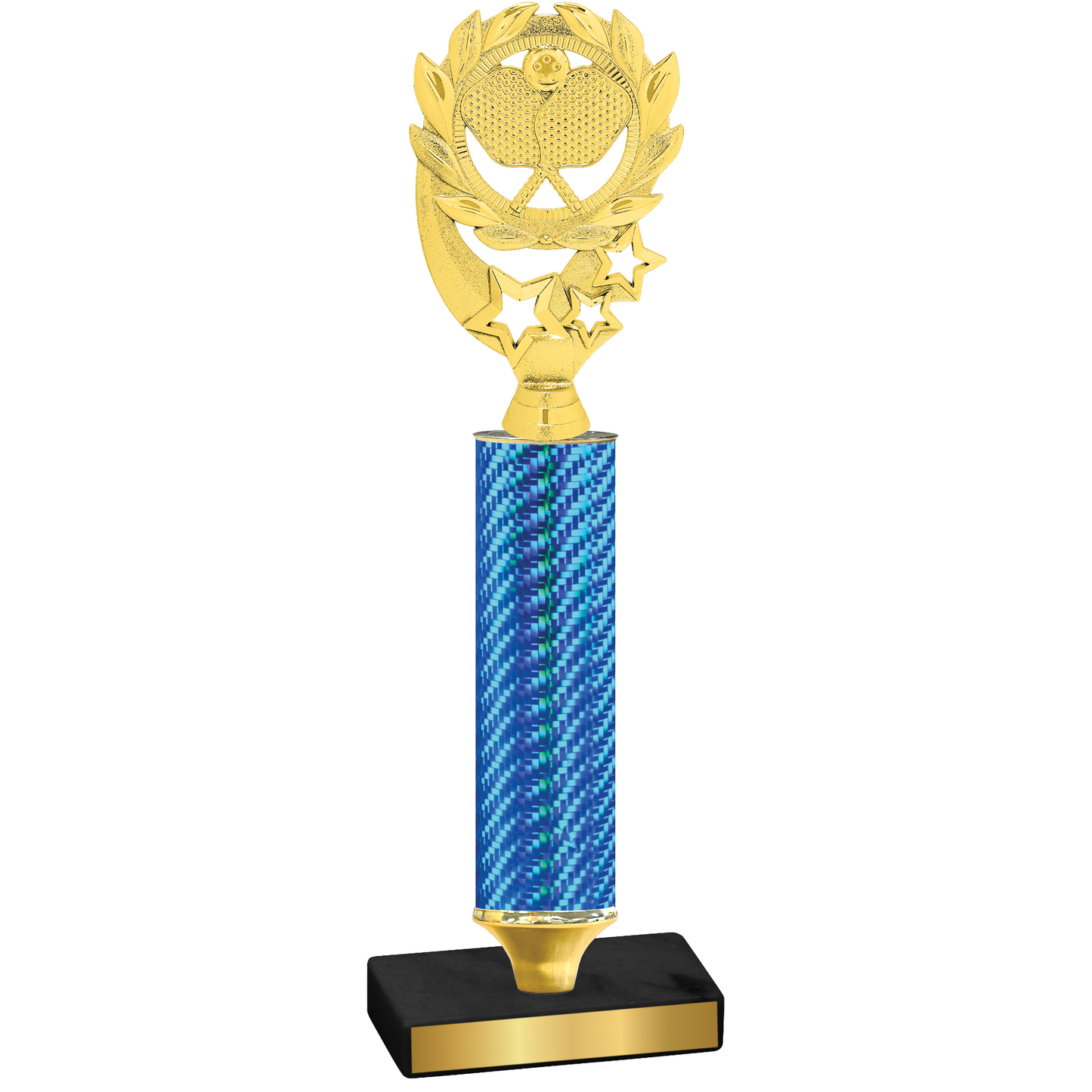 Value Blue Carbon Fiber Pickleball Trophy