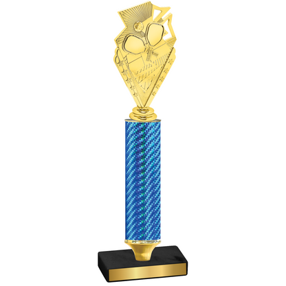 Value Blue Carbon Fiber Pickleball Trophy