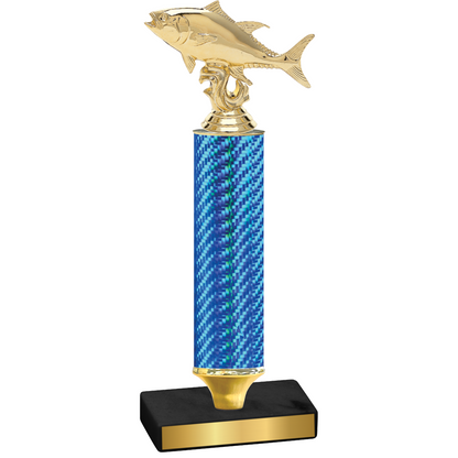 Value Blue Carbon Fiber Fishing Trophy