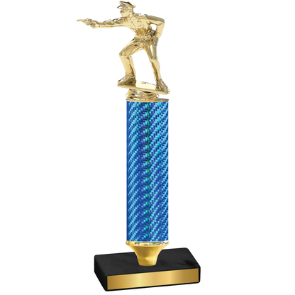 Value Blue Carbon Fiber Shooter Trophy